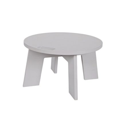Стол журнальный  GRIP VT COFFEETABLE LIGHT GREY из массива дерева