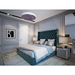 Кровать Jackie King Велюр Красный 160х200 см — изображение 6