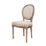 стул с мягкой обивкой Miro pinstripe ver.2 — изображение 4