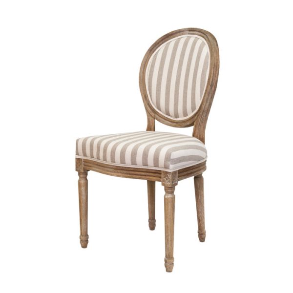 стул с мягкой обивкой Miro pinstripe ver.2 — изображение 4