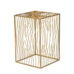 Кофейный стол — подставка Poole gold