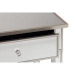 Прикроватный журнальный столик Felicity из мдф и стекла — изображение 2