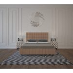 Кровать Shining Modern с мягким изголовьем и прочным деревянным каркасом 140х200 см — изображение 8
