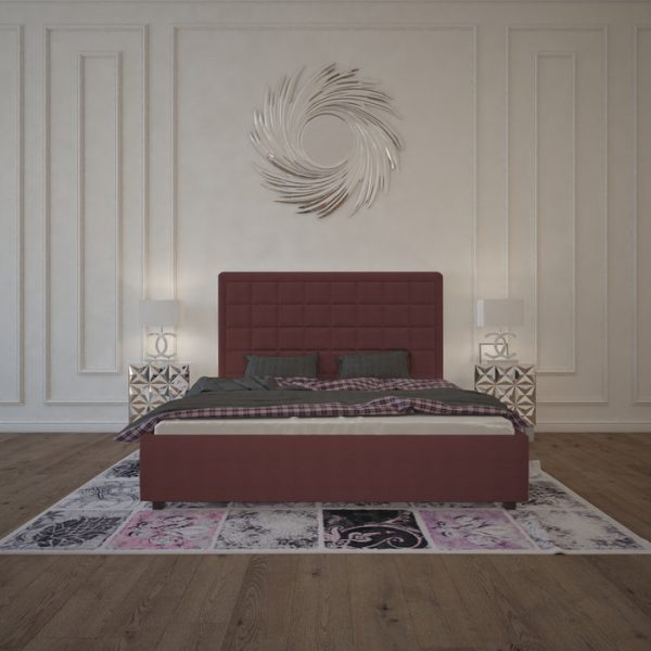 Кровать Elizabeth коричневая 160х200 см — изображение 8