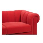 Диван Kartell Красный Велюр — изображение 2