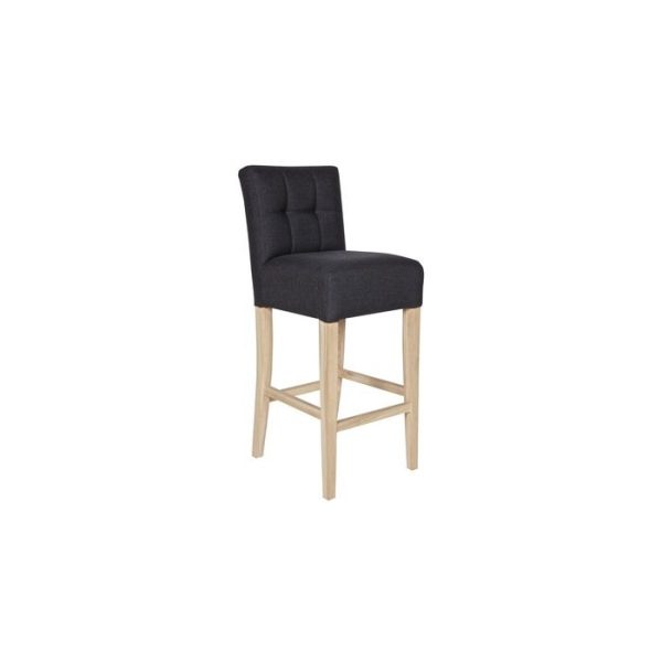 Барный стул   TIJMEN BARCHAIR ANTRACITE OAK NATURE LEGS — изображение 2