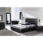 Кровать COCO black с ящиком для белья 160x200 см