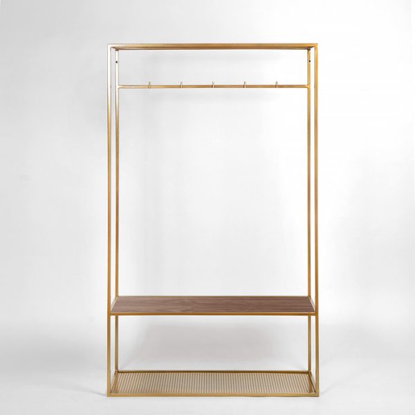 2572product_gallery_photo_26aa7afb-6f84-4171-9533-52f17d70c97a.jpg Вешалка в прихожую Hallra gold американский орех — изображение 1