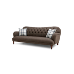 Диван двухместный коричневый