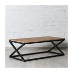 Журнальный стол Сrossroads из массива дерева и металла