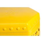 Керамический столик-табурет Design Stool Yellow  в виде барабана  — изображение 2