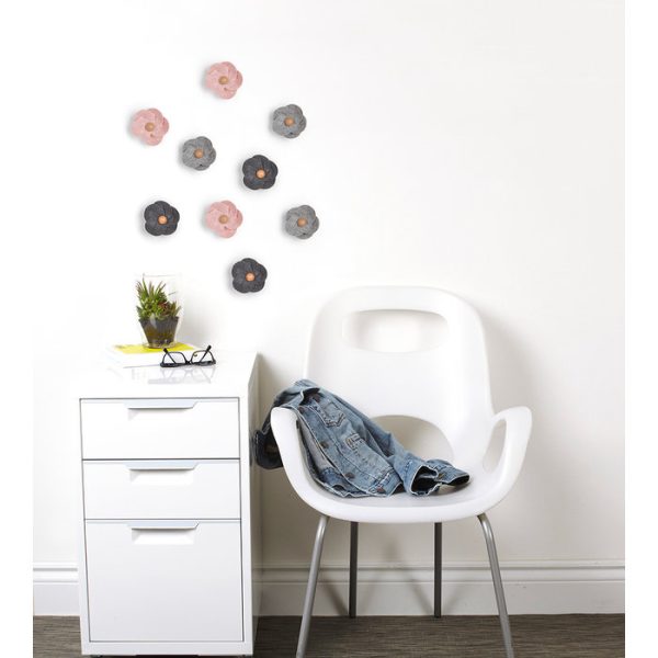 Декор для стен (9 штук) Umbra feltra flower разноцветный — изображение 5