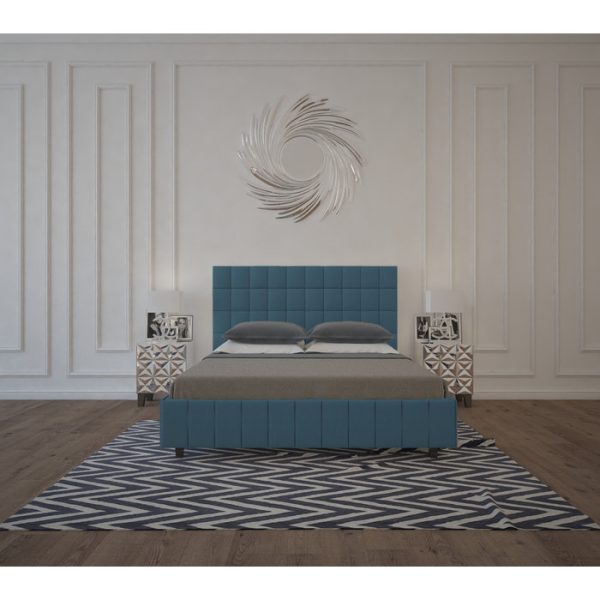 Кровать Shining Modern с мягким изголовьем и прочным деревянным каркасом 180х200 см — изображение 8