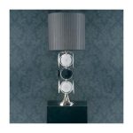 Настольная лампа Jago Anni с абажуром черного цвета