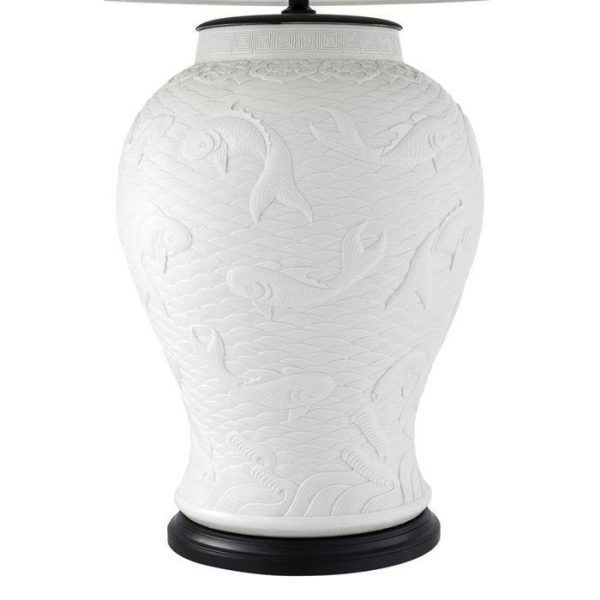 Настольная лампа  Dupoint с белым абажуром — изображение 3