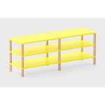 Тумба под ТВ Latitude SAGA ARNO SET 001 желтого цвета