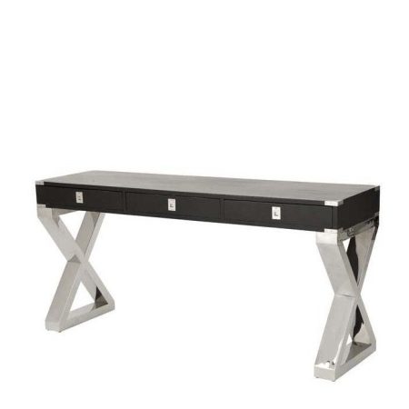 Письменный стол  Desk Montana из дерева и нержавеющей стали