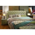 Кровать Letto GM 18 с обивкой из экокожи или велюра 180х200 см — изображение 4