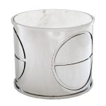 Приставной журнальный столик  Alpine из нержавеющей стали 