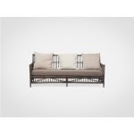 Диван из ротанга с  тремя декоративными подушками   — изображение 2