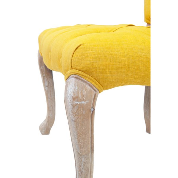 стул с мягкой обивкой Gamila yellow — изображение 5