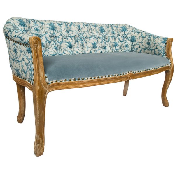Диванетка «Биарриц Туаль де Жуи антик (блю)» — изображение 3