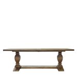 Стол Tancred table с массивными резными ножками и столешницей — изображение 2