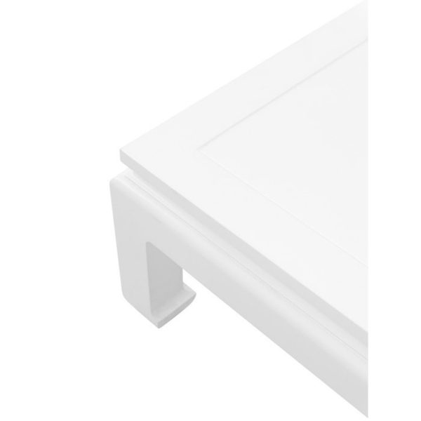 Журнальный столик  Opium из дерева лакированного белого цвета  — изображение 3