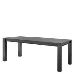 Обеденный стол  Table Devon из дерева черного цвета