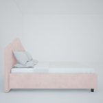 Кровать Palace 200x200 см Велюр Пыльная роза — изображение 5