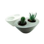 Двойной горшок белый — изображение 2