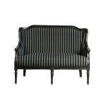 Диванетка из дерева и хлопковой ткани