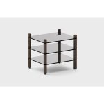 Прикроватная тумбочка Latitude SAGA GLASS SET 005 темный ясень