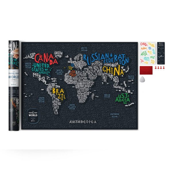 Карта travel map letters world — изображение 21