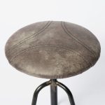 Табурет d-Bodhi Sacramento Grey на металлическом каркасе с отделкой из искусственной замши — изображение 2