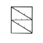 Вешалка Zebe из металла