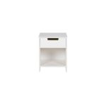 Прикроватная тумбочка  JADE NIGHTSTAND WHITE UNBRUSHED