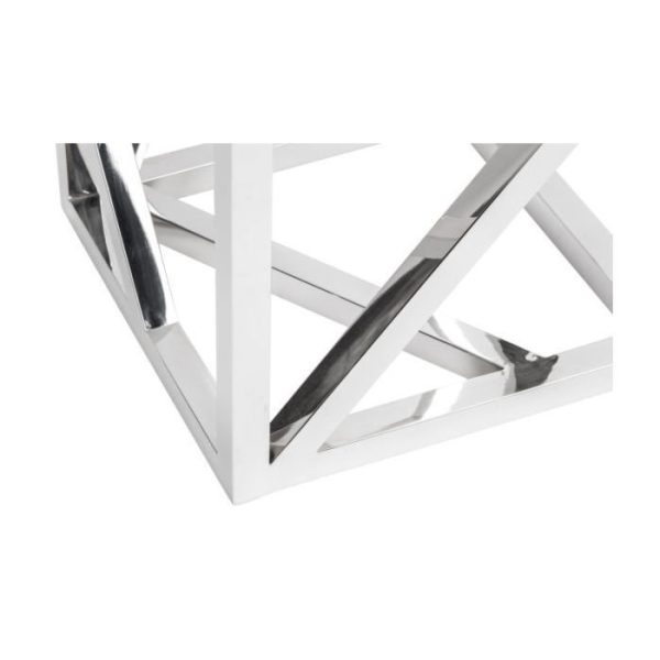 Стол журнальный Geometric на металлическом основании с деревянной столешницей  — изображение 2