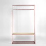 Вешалка в прихожую Hallra copper светлый дуб