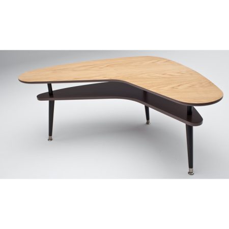 Стол журнальный WOODI Бумеранг с кофейной столешницей