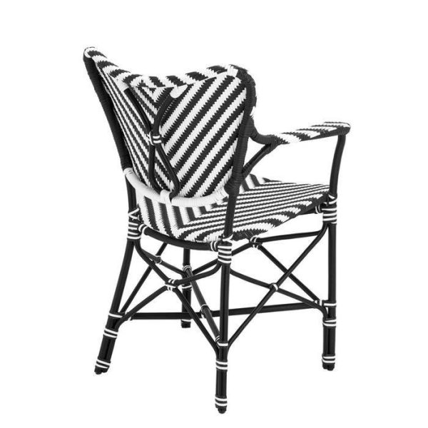 2597product_gallery_photo_0ed2aba5-0562-464a-81b3-852d316e40d7.jpg Кресло  Rattan Chair Colony с черно-белым орнаментом — изображение 2