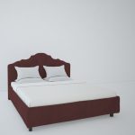 Кровать Palace 140x200 см Велюр Коричневый — изображение 6