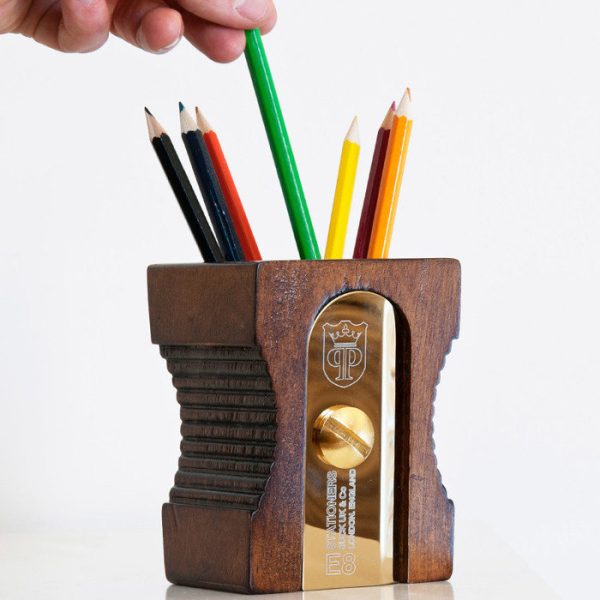 Органайзер для рабочего стола Suck UK sharpener темное дерево — изображение 4