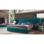 Кровать Letto GM 20 с обивкой из экокожи или велюра 200х200 см