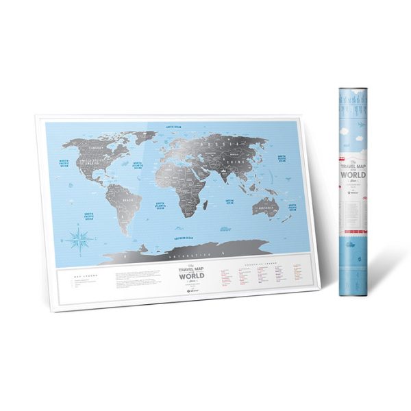 Карта travel map silver world — изображение 10