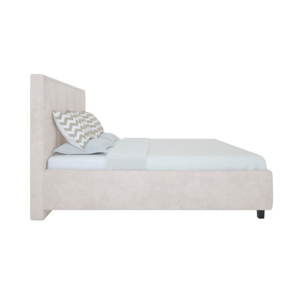 2600product_gallery_photo_4c49c45c-a0e8-4403-967b-d708c3b228f9.jpg Кровать Royal Black 160х200 см Велюр Серый — изображение 3