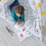 Тканевая корзина-раскраска Painter из 100% хлопка — изображение 8