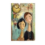 Декоративная настенная панель с часами Kelly Rae