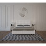 Кровать Shining Modern с мягким изголовьем и прочным деревянным каркасом 140х200 см — изображение 8