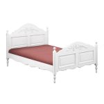 Кровать односпальная Снежный Прованс из массива бука 100х200 см